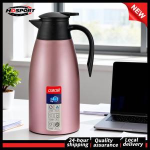 68 Oz Vacuum Thermal Pot Stainless Steel Insulated Vacuum Flask 24 Hours Cold Water Jug for Coffee Hot Water Tea Hot Beverage