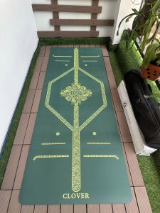 [HÀNG CHÍNH HÃNG] Thảm Yoga Cao Su Thực Vật Tự Nhiên Xơ Dừa Bề Mặt Nhám Siêu Bám Dính Clover thế hệ mới Kèm túi