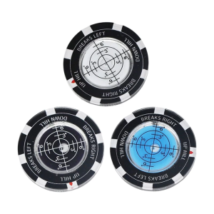 Golf Green Reader Double Side Ball Markers High Accurate Level Reading Aid for Accurate Putting with Spirit Level