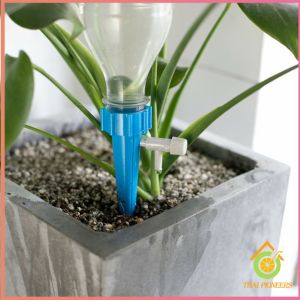 Thai pioneers เครื่องรดน้ำต้นไม้อัตโนมัติ พร้อมกับวาล์วควบคุมหยดน้ำ หัวกรวยรดน้ำต้นไม้ ราคา 1 ชิ้น Self Watering Set