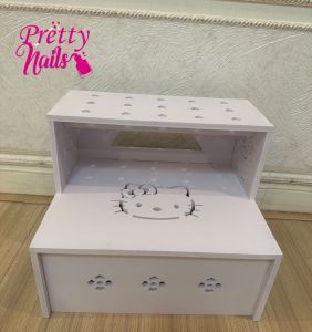 ชั้นวางเท้าสำหรับทำเล็บเท้าคละลายจ้าาาาาาา