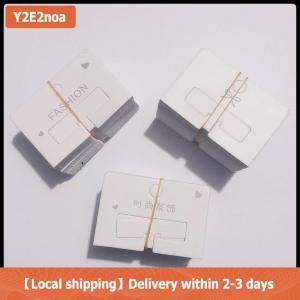 【Local shipping】 50Pcs Simple Hair Clip Packaging Paper Cards Fashion Hair Accessories Display Cards Hair Clip Cardboard Hairpin Tags Holders