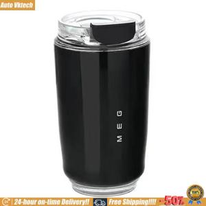 [Auto Vktech] 240ML Portable Drinking Cup Large Capacity Stainless Steel Insulated Cup Lightweight Drinking Tumbler for Travel Commute Fitness