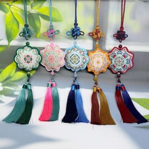 TIEZI MALL Phong cách Trung Quốc Túi thơm Tết Thuyền Rồng Sáng tạo Hai dây chuyền dạng túi thơm Tinh tế với Tassel Túi Phước Lành Lễ Hội Thuyền Rồng Trang trí nhà cửa