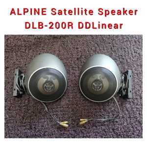 ALPINE DDLinear DLB-200R 2-WAY Satellite Speaker / Speker Satelite / Satelit / Car Audio System / Sound Sistem