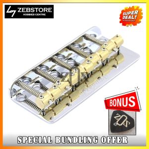 Bridge Bass Elektrik Electric Wilkinson WBBC 5 Strings Brass Chrome