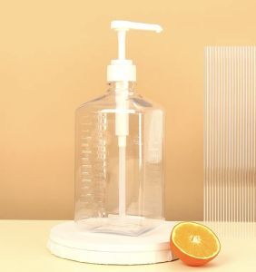 10cc Syrup Bottle 1100ml / Plastic Bottle 1600ml | Hand Press Bottle for Milk Tea Coffee & Beverage Shops