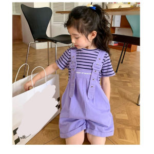 (LOLI-JKT) BS-471 SET ANAK CEWEK PURPLE JUMPSUIT 2 MODEL SIZE 90-140