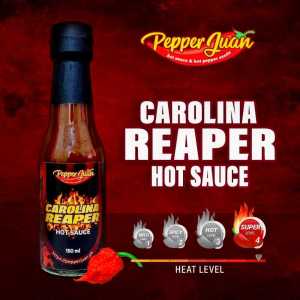 Carolina Reaper Hot Sauce by Pepper Juan