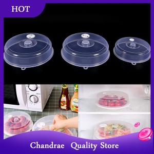 [Chandrae] ฝาปิดจานอาหารไมโครเวฟใสช่องระบายไอน้ำสำหรับทำอาหารในครัว