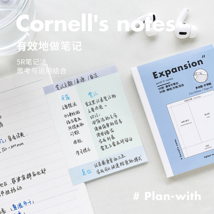 Post It Notes Program Planwith expansion post-it notes friends program students' simple ...