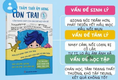 Sách (Combo 2 cuốn) - Cẩm Nang Con Trai & Cẩm Nang Con Gái: Hiểu Biết Toàn Diện Về Tuổi Dậy Thì Ở Bé Trai Bé Gái!(CÓ LẺ)