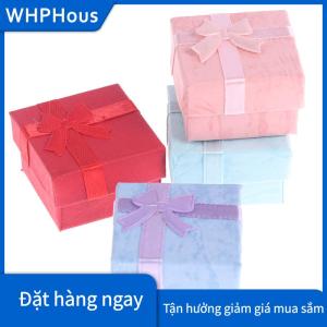 WHPHous 10 cái bộ đồ trang sức tổ chức Hộp quà tặng Vòng cổ bông tai vòng giấy Bao bì hộp