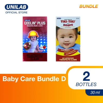 Baby Care Bundle D: Ceelin Plus 30ml Drops + Tiki-Tiki 30ml Drops