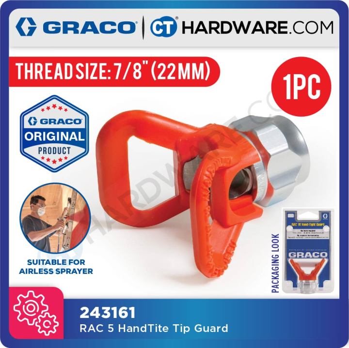 GRACO 243161 RAC 5 HANDTITE TIP GUARD 7/8" (22 MM) SUITABLE FOR RAC 5
