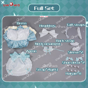 LAST BATCH UWOWO Mikku Cosplay Costume Rakutenn Collabb Happy 16th Anniversary Birthday Cosplay Women Costume Dress Outfits2026