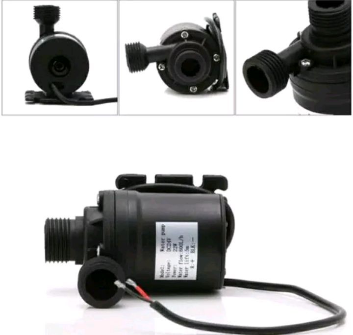 Pompa Acqua DC 12V 800L/h – Sommersa IP68, Portata Max 5 Metri, Per Acquario, Giardino, Stagno E Fontane, ABS Resistente E Silenziosa