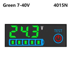 LUXELU 1Pcs DC 7-55V Battery Level Indicator 3S-14S 12V 24V 36V 48V Battery Charge Indicator Board Durable Power-Off Memory LED Battery Monitor For Lithium Li-ion LiFePO4 and Lead Acid Batteries