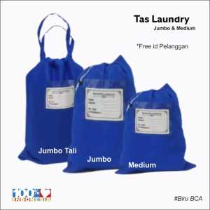 tas laundry/laundry bag/praktis buat bawa cucian laundry/bahan dari kain spunbond/tersedia 15 pilihan warna