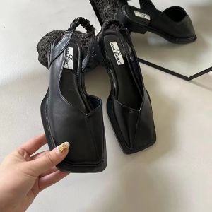 Summer New Casual and Fashionable Soft Leather Flat Sandals for Women