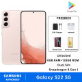 Samsung Galaxy S22 5G Smartphone Dual Sim 8GB RAM + 128GB ROM Factory Unlocked Snapdragon 8 Gen 1 Cellphone 3700 mAh. 