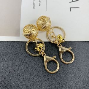 [โชคลาภ] จี้ห้อยกระเป๋า พวงกุญแจโลหะ กระดิ่งแบบกลวง พวงกุญแจสุดสร้างสรรค์