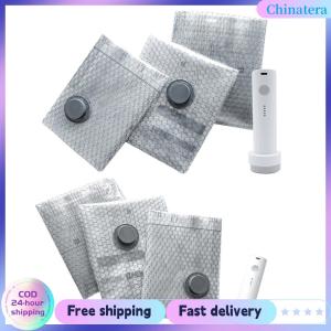 [Chinatera Flagship Store]Cordless Vacuum Bag Set Compact Design Packing Seal Space Saver Storage Bags for Clothing Bedding and Travel Essentials