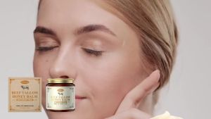 WoodSleep Cow Fat Honey Moisturizing Cream Deep Nourishing Smooth Skin Facial Dry Daily Care