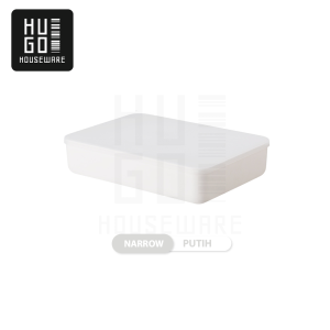 HUGO Kotak Penyimpanan Serbaguna dengan Tutup Storage Box Multifungsi Keranjang Plastik Serbaguna