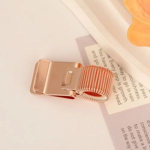 K9SEQ Metal Pen Loop Holder Anti-lost Multi-functional Metal Pen Holder Vintage Secure Grip Spring Pen Clip Stationery Supplies
