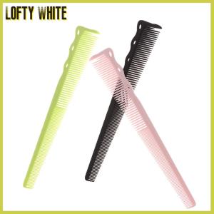Lofty White Double-Ended Haircut Comb Barber Shop Hairdresser Professional Hair Cutting Combs Sideburns Hair Brush Hair Salon Styling Tools