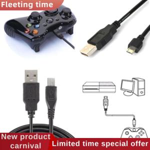 Fleeting time Black micro usb charging data cable cord for playstation 4 ps4 controller