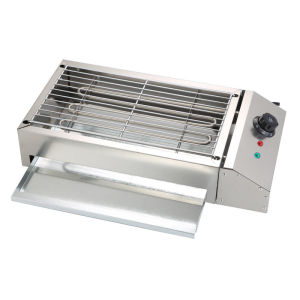 2500W eless Stainless Steel Electric BBQ Grill Commercial & Household Indoor Grilling Machine
