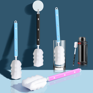 ล้างขวดน้ำ และ ฟองน้ำนุ่ม ทำให้ขวดยาวมากขึ้น