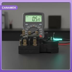 【CANAMEK】 1pcs Refrigerator Starter Compressor Overload Protector Start Relay QP3-12A For Refrigerator Accessories