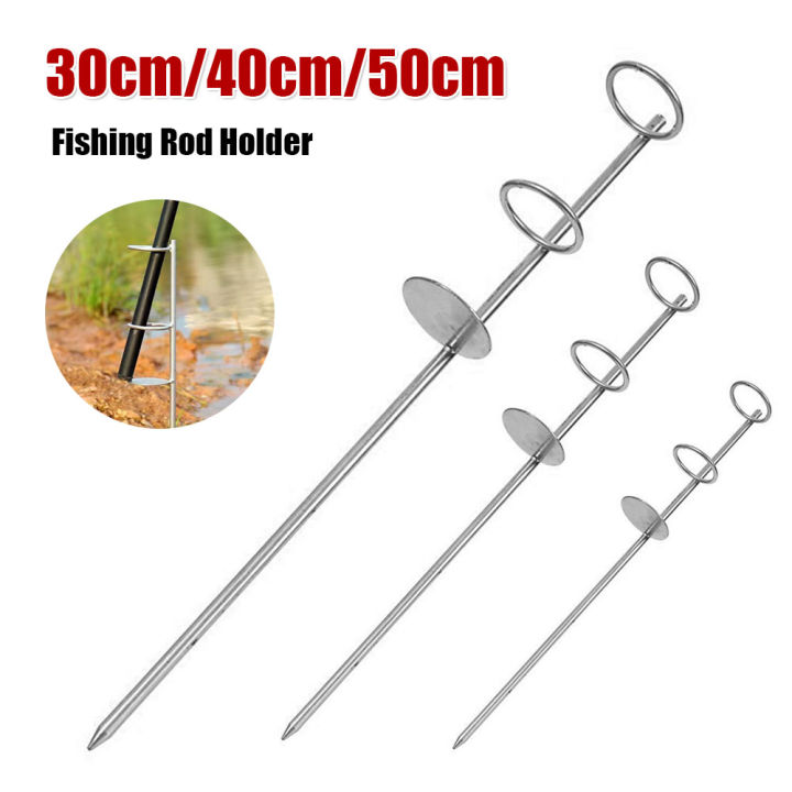 LO【Ready Stock】30/40/50cm Portable Fishing Rod Holder Support