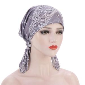 Floral Chemo Turban for Women Multicolored Head Wrap Comfortable and Fashionable Headscarf Beanies Hat
