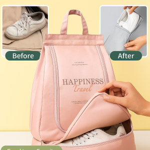 Large Capacity Storage Shoe Bag Dustproof Shoes Storage Bag Suitcase Portable Folding Shoes Storage Bag