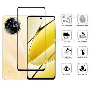 2 in 1 Realme 11 11X 5G Realme 11 4G Screen + Protector Full Cover Full Glue Realme11 Realme11X Realme115G Tempered Glass Film Protection With Camera Flim Protection