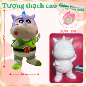 Tượng thạch cao Thỏ đáng yêu M36 (Không kèm màu) Bé Tô Màu Tô Tượng