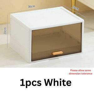 Stackable Box Multifunctional Home Storage Organizer Detachable Dustproof Footwear Container Bedroom  ShoeboxToy