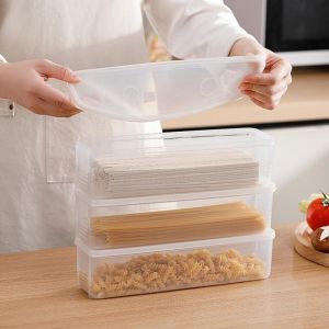 3pcs Noodles Pasta Food Box Fresh-keeping Container Storage Organizer Food Fridge Refrigerator Box