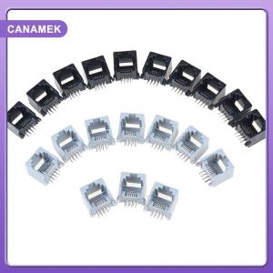 【CANAMEK】 10pcs lot RJ45 8P8C Computer Internet Network PCB Jack Socket