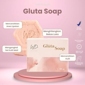 White Diary Gluta Body Soap Sabun Pemutih badan Bpom