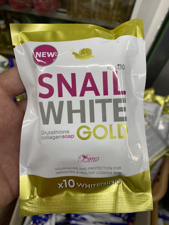 glutathione soap singapore Precious Skin Thailand Extra Pure Gluta White 2 Pack (80g each) The natural active ingredients of the brightening soap will help to build illuminated and glowing skin Snail White Gold Glutathione Collagen