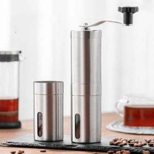 เครื่องบดกาแฟ เครื่องบดเมล็ดกาแฟแบบพกพา เครื่องบดกาแฟสแตนเลส ที่บดกาแฟ ที่บดเมล็ดกาแฟ วัสดุสแตนเลสคุณภาพสูงและทนทาน Dee CoffeeTH