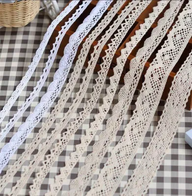 PITA RENDA KATUN JEPANG /3 M..BUAT ASESORIS DIRUMAH 1CM