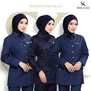 TudungSiComel SriKandi BIRU GELAP -Tudung Kastam Air Force