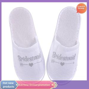 Graceful รองเท้าแตะสำหรับปาร์ตี้เพื่อนเจ้าสาวตกแต่งงานแต่งงานของผู้หญิง1คู่