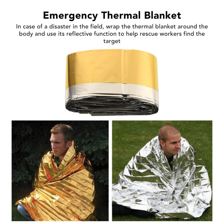 Silver thermal blanket sale